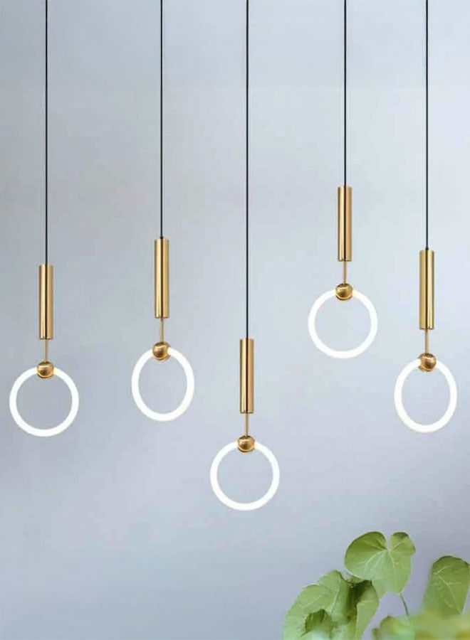 ٍSiera Light Hanging lighting Luminous ring and bronze frame warm light 22 watt 6164  - Image 2