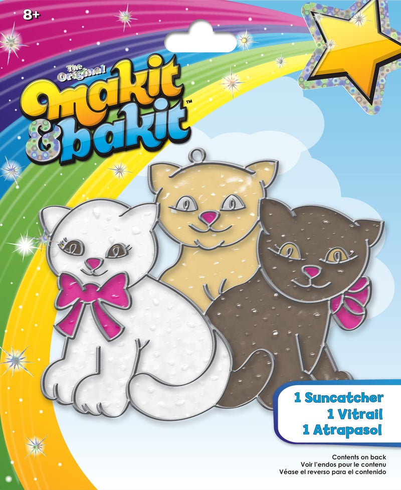 Colorbok MaKit, and BaKit, Glittering Suncatcher Kits, Kittens - Image 4