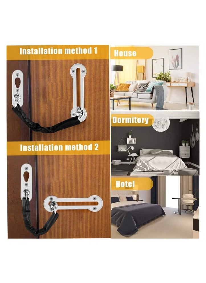 Generic Stainless steel security chain suitable for different door sizes and suitable for residential, commercial and hotel premises.  - Image 2