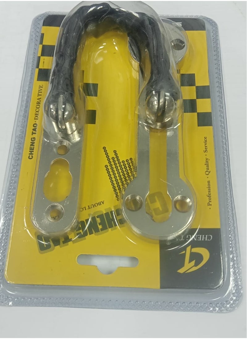 Generic Stainless steel security chain suitable for different door sizes and suitable for residential, commercial and hotel premises.  - Image 4