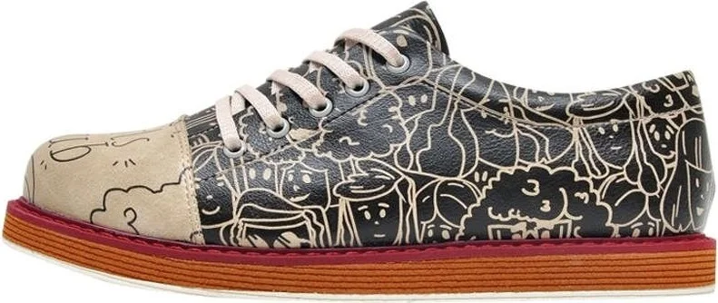 Dogo Girls Club / Design Printed Vegan / Broke-s Women's Shoes