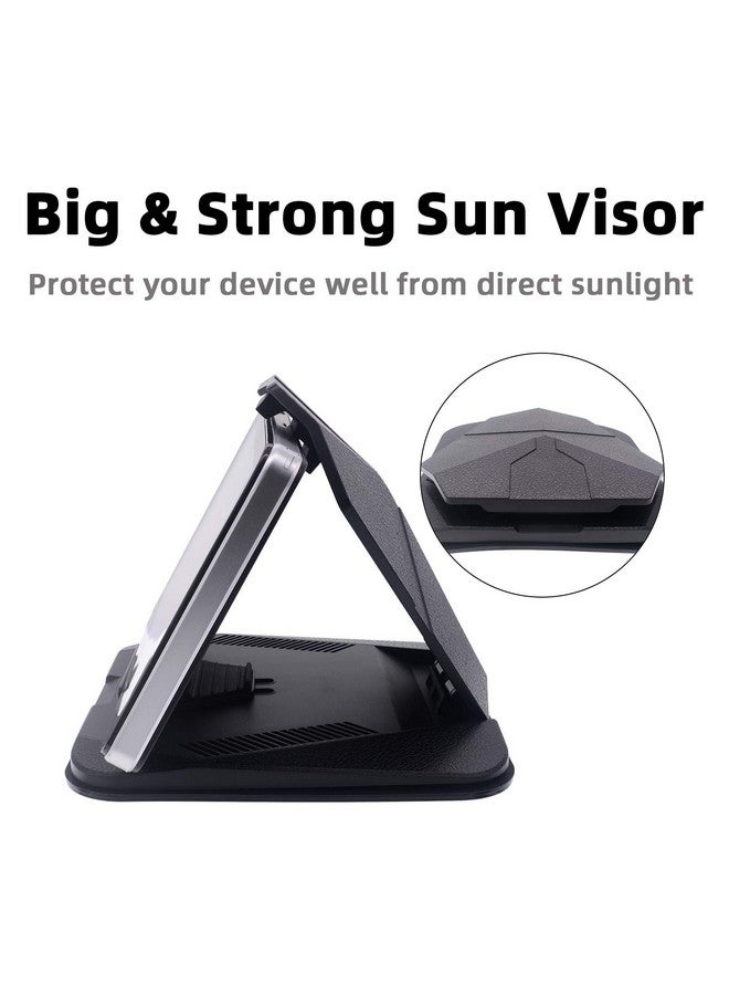 iSaddle Dashboard GPS Mount Holder - Universal Dashbaord Phone Tablet PC Navigation Holder for Garmin Nuvi iPhone iPad Galaxy Yoga Android Fits 4.3"-9.6" GPS & Smartphone Friction Mount Holder - Image 4