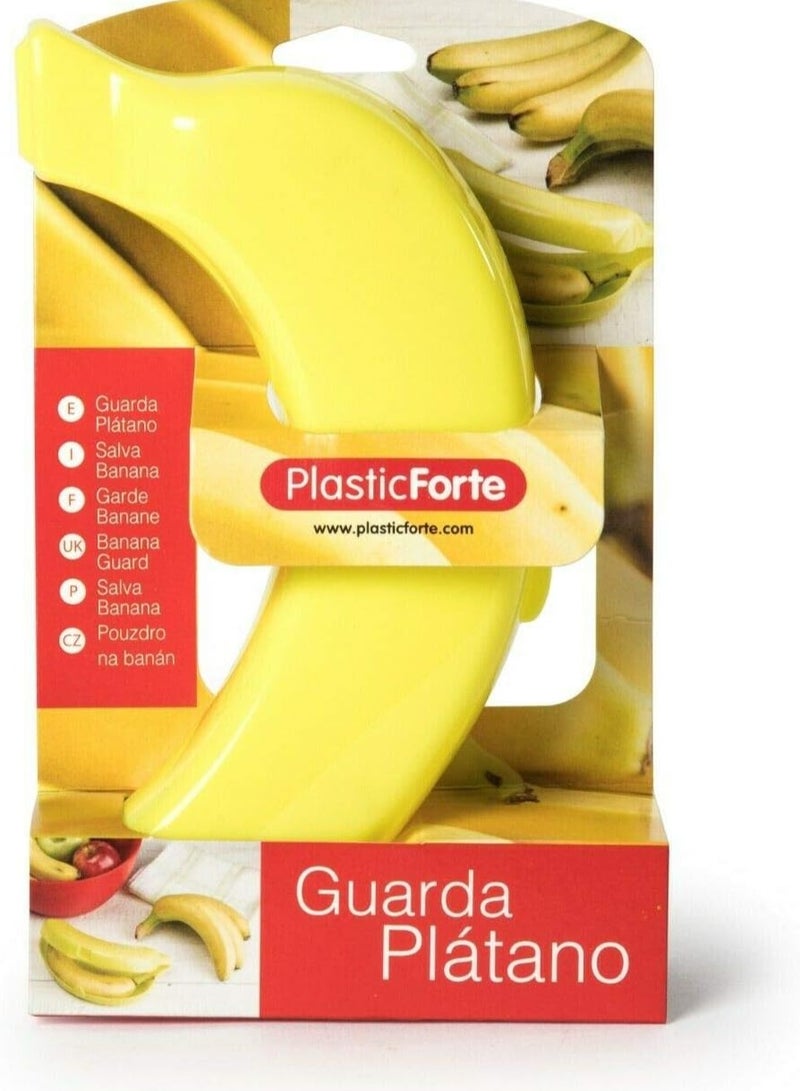 PlasticForte حافظة الموز لحفظ الطعام في الثلاجة والفريزر  - Image 2