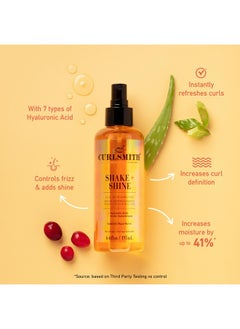 CURLSMITH CURLSMITH - Shake and Shine 2-Day Refresh | Curl Refreshing Mist for Curly Hair | Controls Frizz, Adds Shine, Increases Moisture and Increases Curl Definition  - Image 2