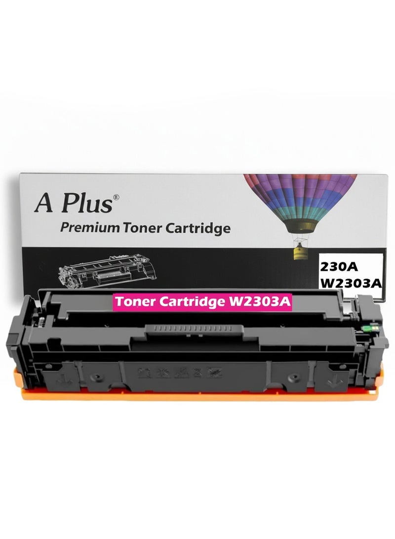 A PLUS APLUS 230A W2303A Magenta Replacement Toner Cartridges with Chip Compatible with HP Color LaserJet Pro 4203dw, 4203dn, MFP 4303dw, 4303dn, 4303fdw - Image 1