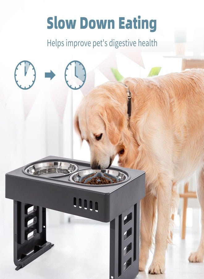 Jaoul Slow Feeder Dog Bowls Insert, Puzzle Slow Feeder Insert with 21 Octopus Suction Cups for Small Breed Dog Food Bowls (4 inch, Grey) - Image 2