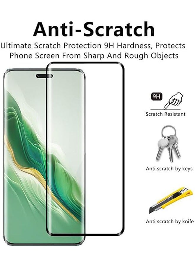 General - Honor Magic 6 Pro 5G + Screen Protector, Ultra-Thin Soft TPU Bumper Clear Scratch Resistant Case, Honor Magic 6 Pro Lightweight Shockproof Phone Case - Image 1