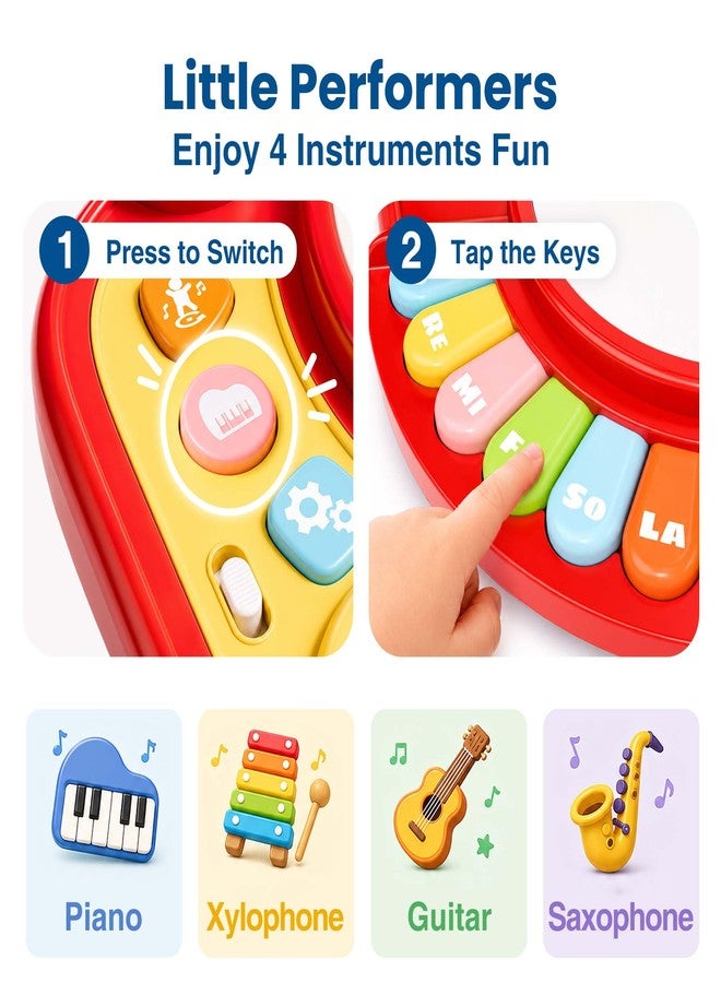 آي بلاي، آي ليرن لعبة iPlay، iLearn الموسيقية للأطفال الصغار من عمر 1-3 سنوات، ألعاب بيانو حسية للأطفال الرضع - Image 4