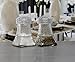Circleware Eiffel Tower, Set of 2 Clear Salt and Pepper Shaker, 4oz - Image 2