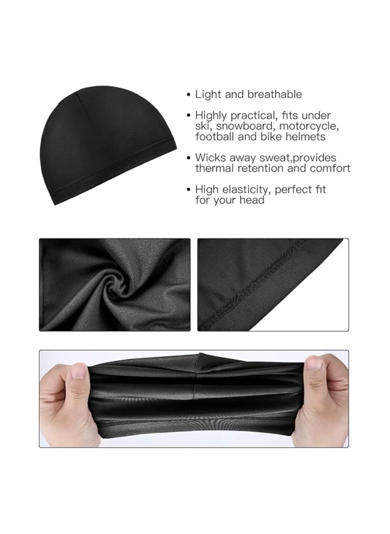 Bukela - 6-pack Beanies, Helmet Liners, Sweat-wicking Hats, Running Caps, Cycling Beanies, Unisex - Image 1