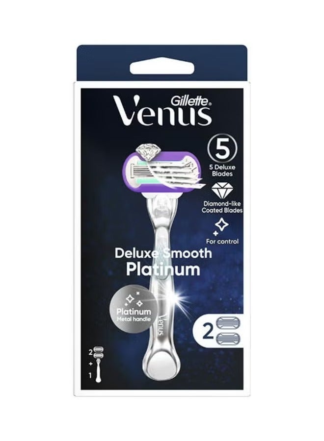 Gillette Venus Deluxe Smooth Platinum FRR Silver