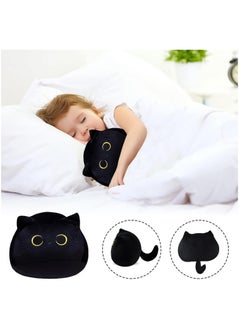 Arabest 10'' Black Cat Plush Body Pillow, Cute Cat Pillow Soft Baby Plushies for Kids, Cat Stuffed Animals Kawaii Plush Toys Gift for Boys Girls (Black, 10 Inch)  - Image 3