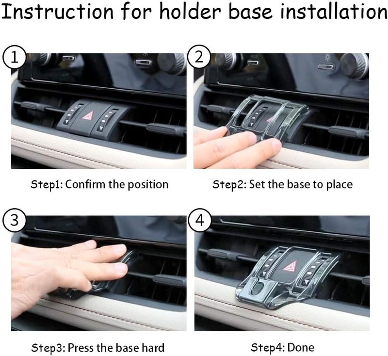 musttrue Car Phone Holder for Toyota RAV4 2019-2024,Hybrid XSE Limited,Prime XSE 2021-2024 Auto Accessories Navigation Bracket Interior Mobile Cell Phone Mount（Not Fit RAV4 LE,XLE,Prime SE） - Image 4