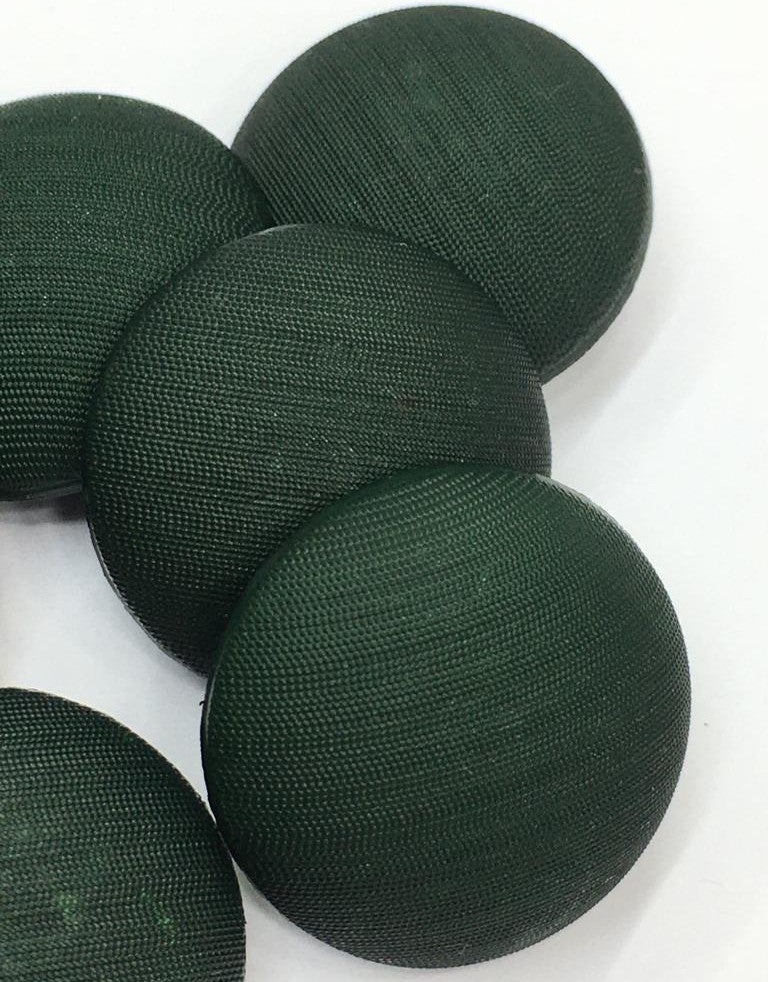 Karan Tuhafiye Karan Haberdashery Italian Matte Pearl Domed Model Cardigan Vest Button Set 6 Piece Set Emerald Green - Image 3