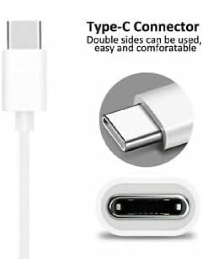 USB-C in-ear headphones (2-pack) Wired earphones with microphone, remote control, and noise cancellation, Type-C - Image 2