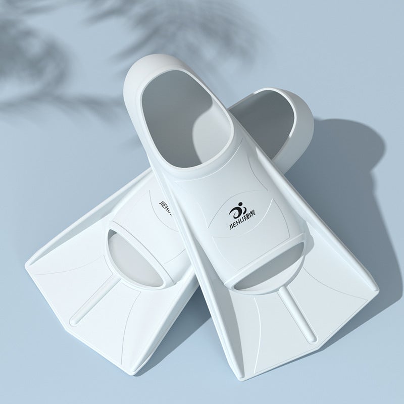 Generic Professional Swim Fins Short Flippers White