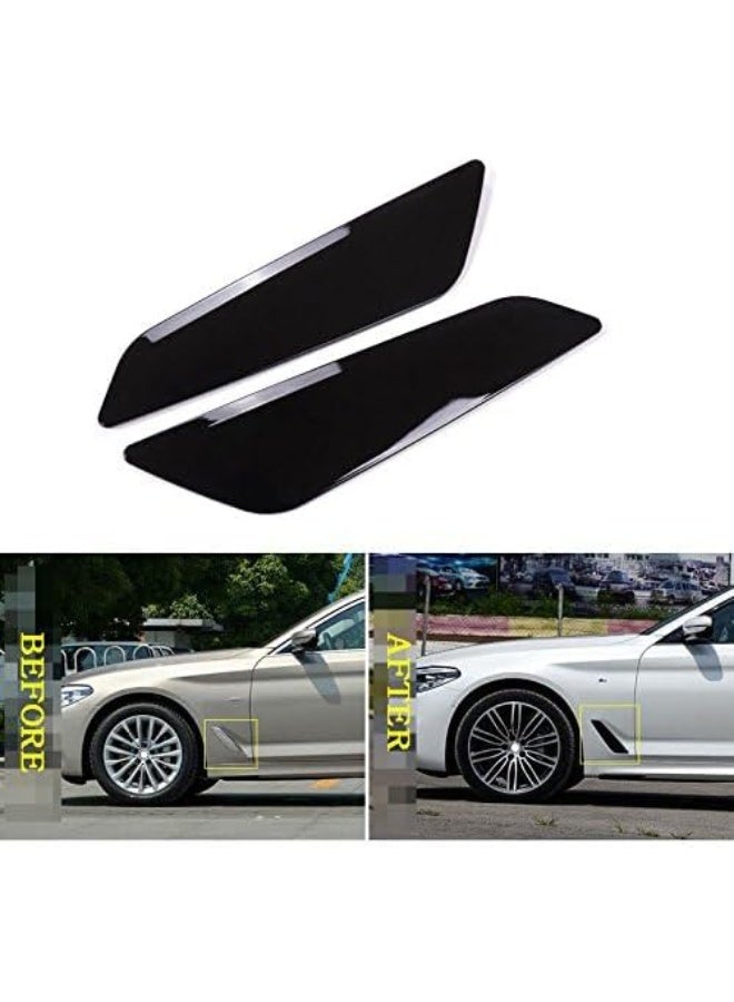 Eiseng Side Wing Air Vent Hood Intake Fender Cover Trim for BMW 5 Series G30 2017 2018 2019 2020 2021 2022 2023 Exterior Accessories - Image 2