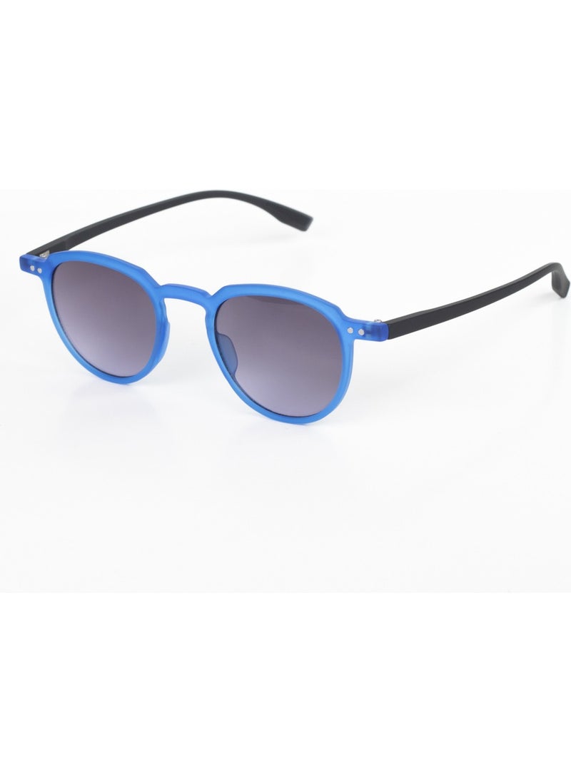Focus On Wilson Matte Blue Unisex Sunglasses  - Image 1