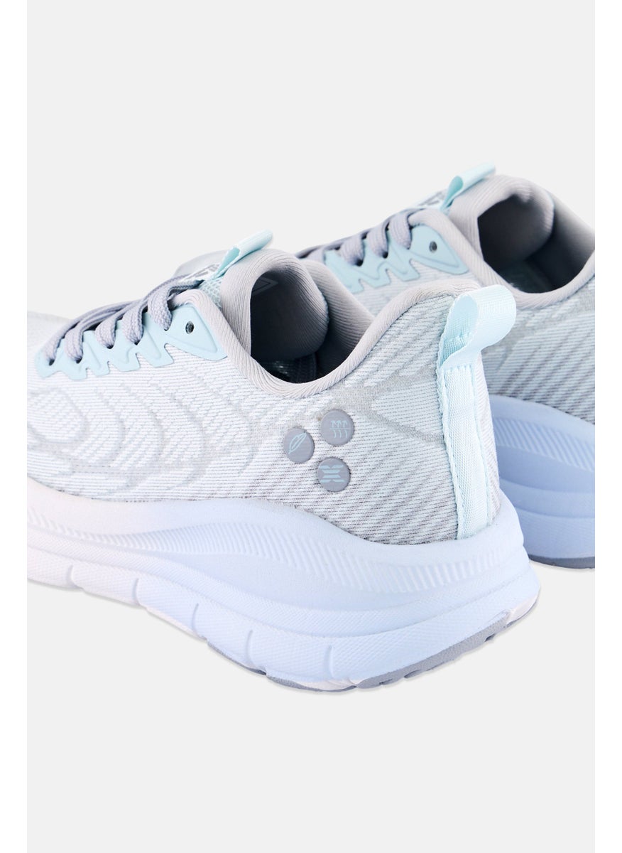 RBX Women Brand Logo Lace Up Training Shoes, Light Blue  - Image 2