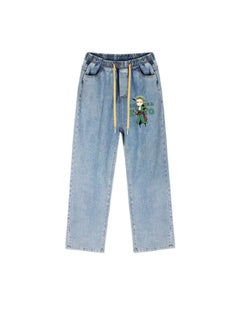 KUYING New One Piece Wide Leg Casual Jeans  - Image 1
