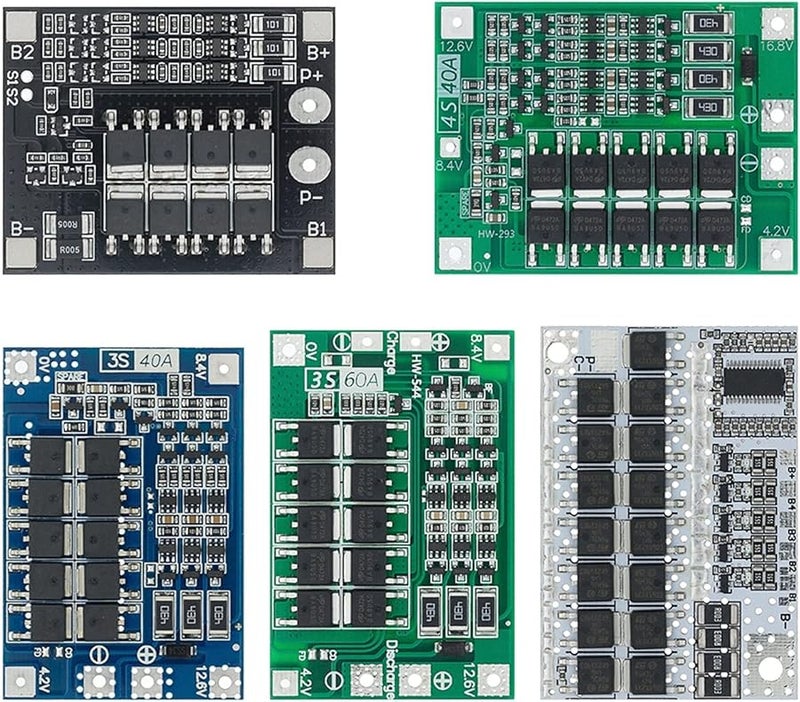 5S 100A 21V لوحة حماية بطارية ليثيوم أيون BMS مع شاحن موازن - Image 3