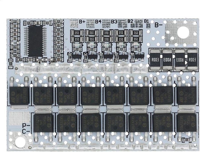 5S 100A 21V لوحة حماية بطارية ليثيوم أيون BMS مع شاحن موازن - Image 1