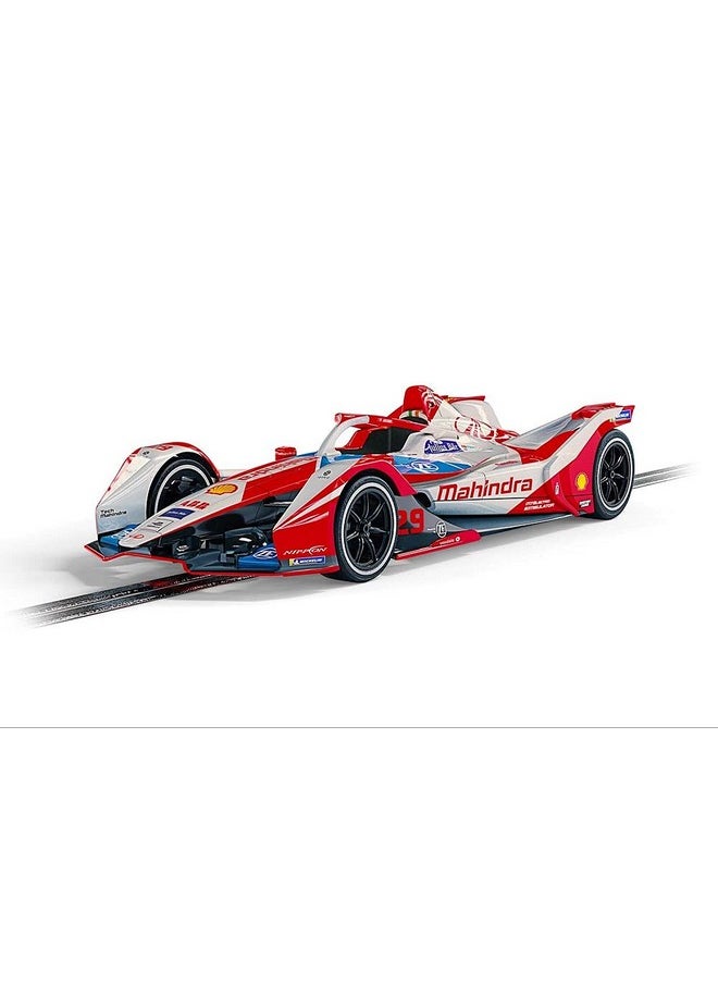 Scalextric Fomula E Spark Srt05E Mahindra Racing 1:32 Slot Race Car C4285 Red & Gray  - Image 3