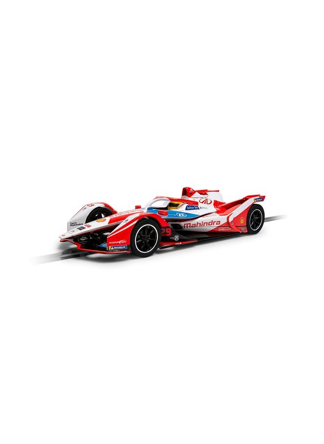 Scalextric Fomula E Spark Srt05E Mahindra Racing 1:32 Slot Race Car C4285 Red & Gray  - Image 1