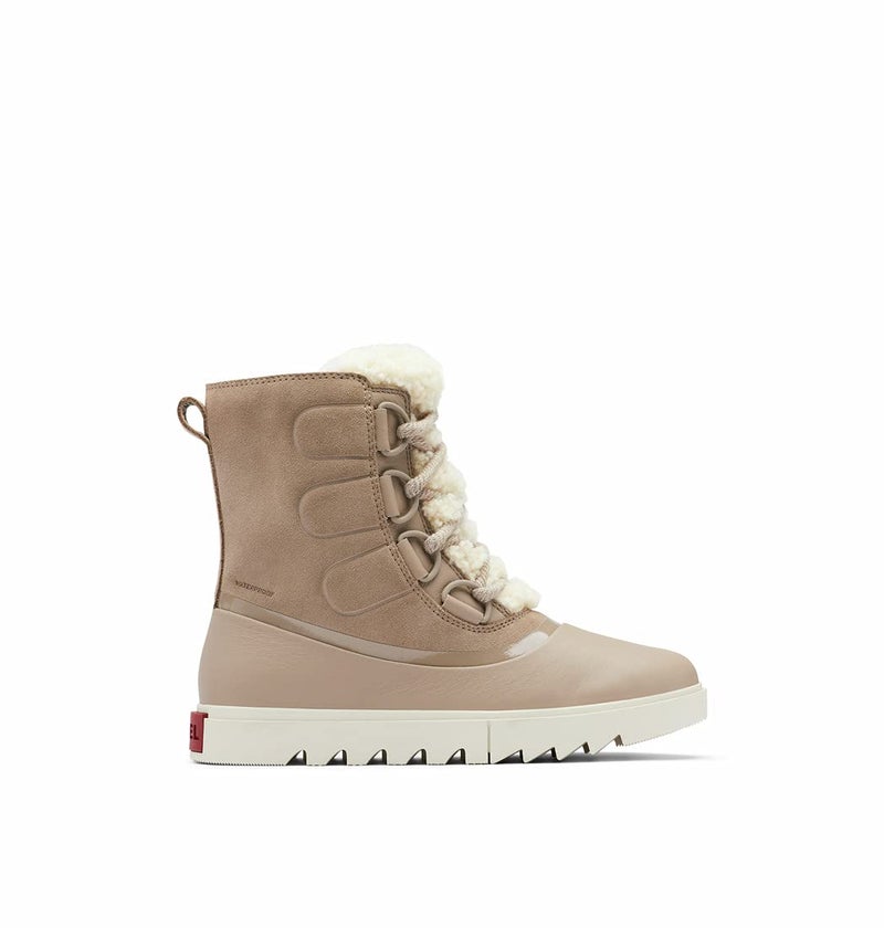 Sorel Women's Joan of Arctic Next Lite Boot â€” Omega Taupe, Fawn â€” Waterproof Leather & Suede Snow Boots â€” Size 9 - Image 2