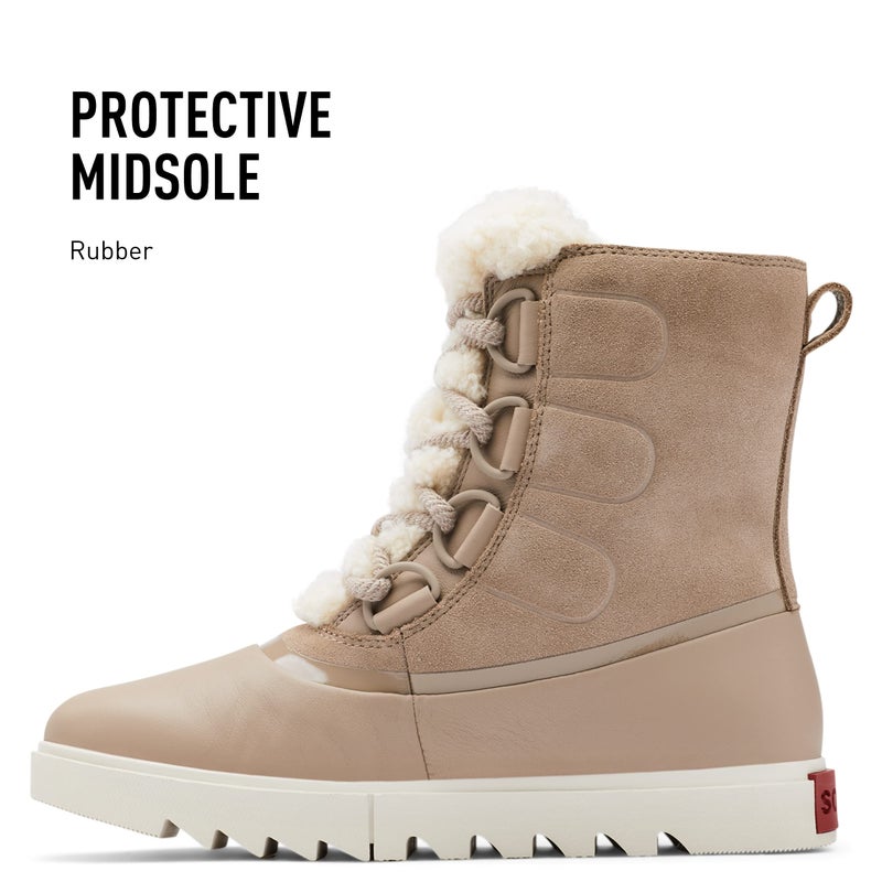 Sorel Women's Joan of Arctic Next Lite Boot â€” Omega Taupe, Fawn â€” Waterproof Leather & Suede Snow Boots â€” Size 9 - Image 4