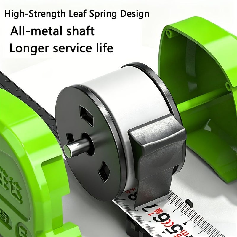 Industrial Heavy Duty Tape Measure 314.96 Inch 25 Mm ABS Casing Dual Lock Mechanism Nylon Coated Blade Anti Fall For Construction - Image 3