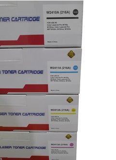 TCT 216A Cartridges (SET) Compatible with HP 216A / W2410A W2411A W2412A W2413A for HP Color Laserjet Pro MFP M183fw M182n M182nw M155a M155nw Printers (Black Cyan Yellow Magenta)  - Image 2