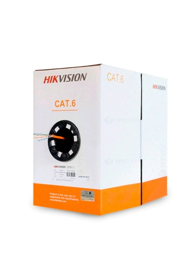 HIKVISION Network Cable CAT6 U/UTP (CCA, 305m, 0.57mm) Cat6 UTP - DS-1LN6UU/CCA | Grey - Image 5