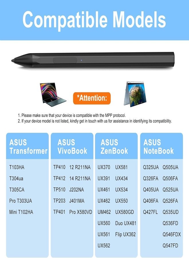 قلم نشط MPP2.0 متوافق مع SA201H وSA203H، وقلم Asus ROG Flow Z13، وقلم ORG X13، وقلم ROG Flow X16، وحساس ضغط 4069 - Image 5