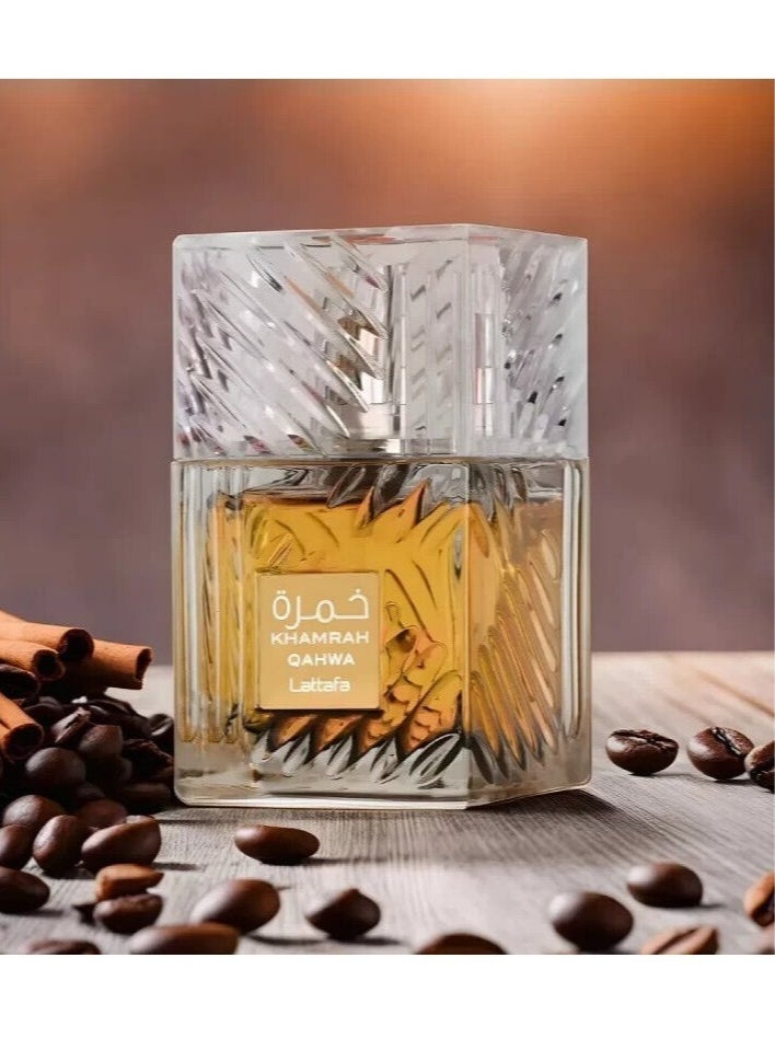 Lattafa Khamra Qahwa perfume for unisex, Eau de Parfum, 100 ml  - Image 2