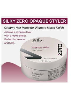 SILKY Zero Opaque Styler - Flexible & Strong Hold Hair Wax for Wet & Dry Hair - Versatile Hair Styling Wax for All Hair Type - Organic Hair Wax for Natural & Smooth Finish - 100ml  - Image 3