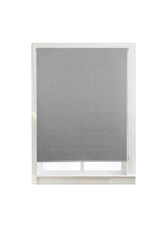 Micasa Easy To Install Durable Material Jacquard Roller Blinds Grey 240 X 150 Cm 2023Wb077