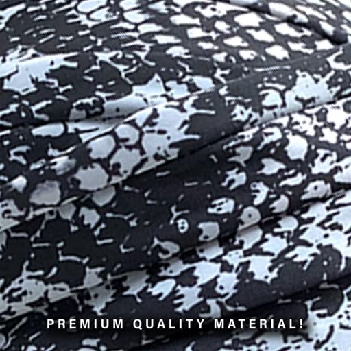 Evolve Silky Turban - Silver Animal Print - Image 3