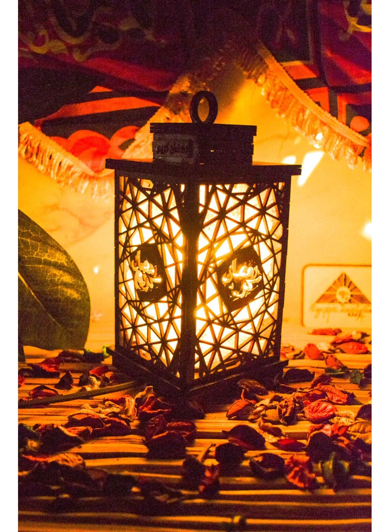 ايجيبت انتيكس فانوس رمضان بشكلة الجديد اول فانوس ملح صخري فى مصر انتاج ايجيبت انتيكس لون أصفر  - Image 3