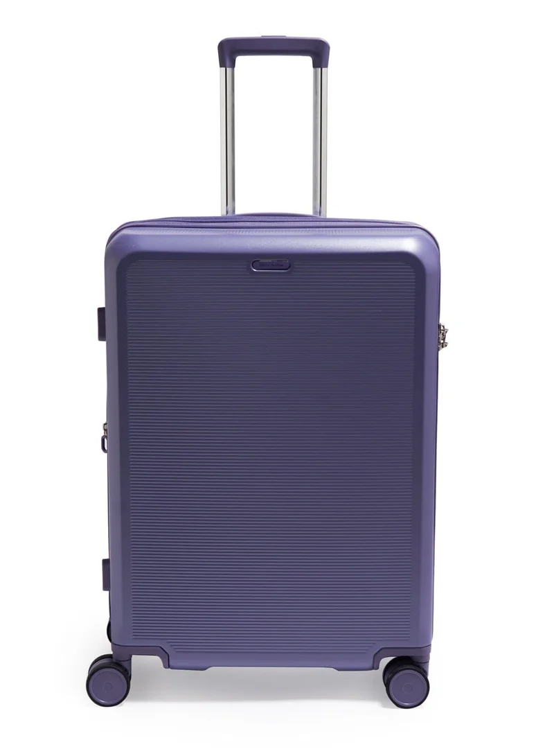 Echolac Sense 67cm Hardcase Expandable 4 Double Wheel Check-In Luggage Trolley Purple