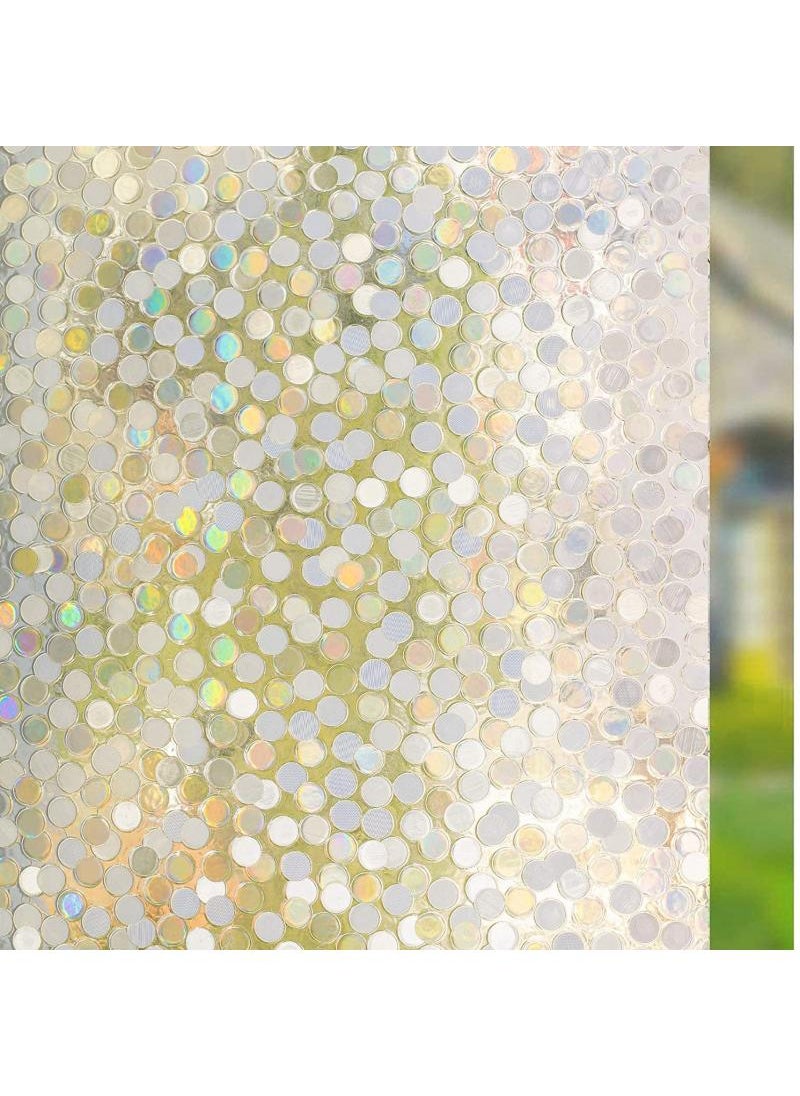 Y&D Window Film Decorative Privacy No Glue Glass Sticker For Door Home House Ofiice Heat Control Anti UV 120 x 200 cm  - Image 1