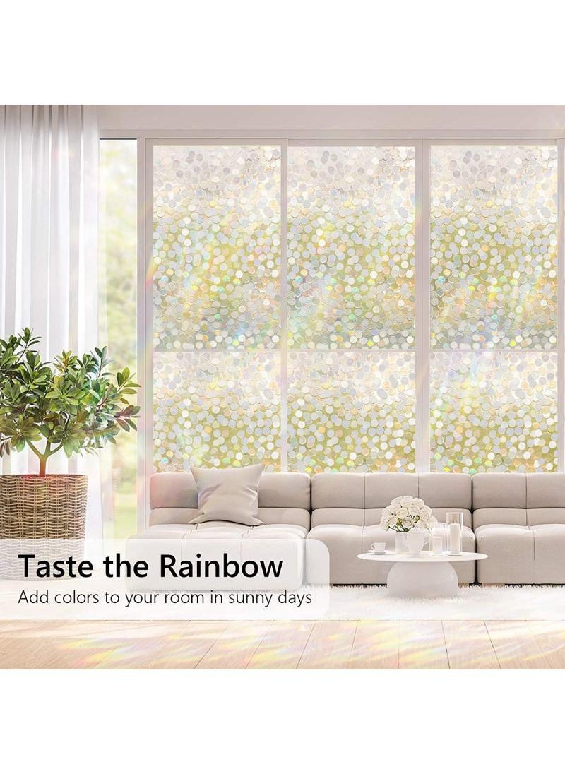 Y&D Window Film Decorative Privacy No Glue Glass Sticker For Door Home House Ofiice Heat Control Anti UV 120 x 200 cm  - Image 2