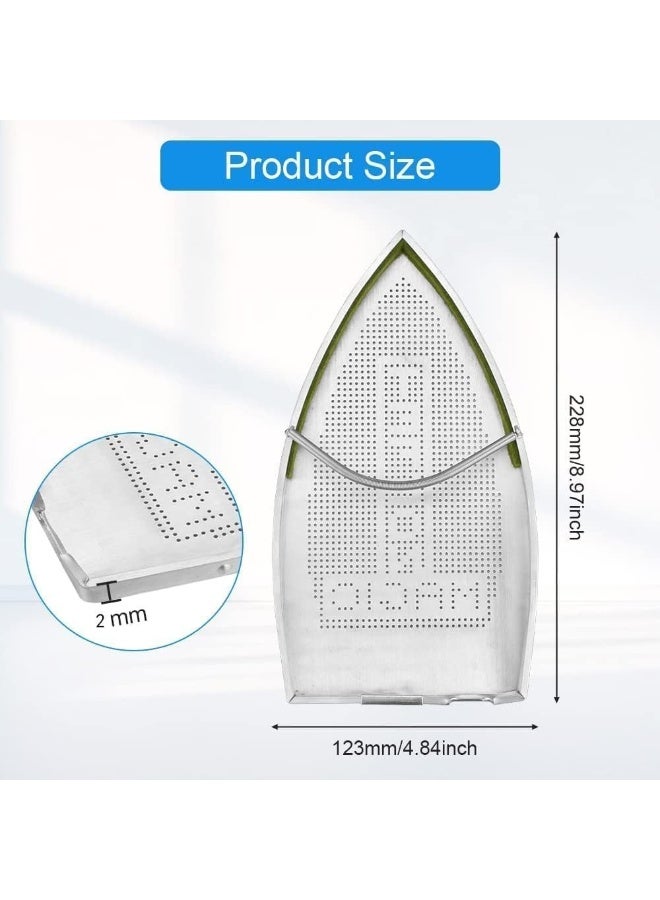 غطاء مكواة مضاد للحرق من التفلون - واقي عالمي غير لاصق لقاعدة المكواة لجميع أنواع المكواة، يمنع اللمعان والتلف الناتج عن الحرارة، سهل التركيب وقابل لإعادة الاستخدام بالكامل - Image 3
