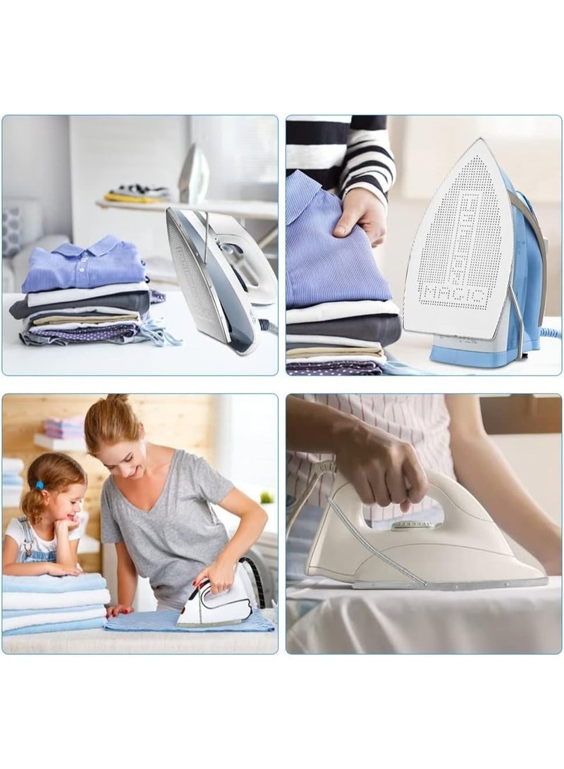 غطاء مكواة مضاد للحرق من التفلون - واقي عالمي غير لاصق لقاعدة المكواة لجميع أنواع المكواة، يمنع اللمعان والتلف الناتج عن الحرارة، سهل التركيب وقابل لإعادة الاستخدام بالكامل - Image 4