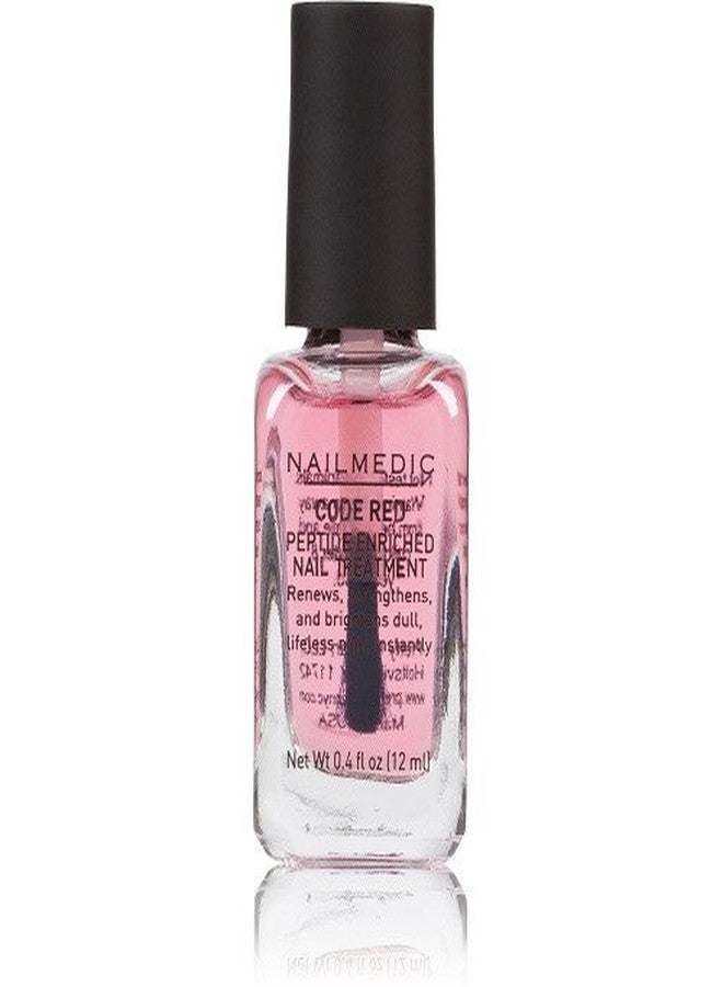 Pretty Woman NAIL MEDIC Code Red Peptide Enriched Nail Polish VEGAN - Image 2