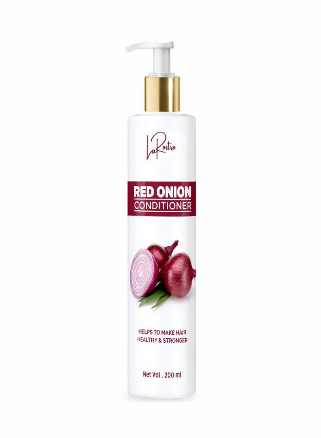 La Rostro Red Onion Conditioner With Red Onion Oil Improve Strength Of Hair Roots And Cells, Also Makes Hair Healthy And Dandruff Free And Hair Fall Control - 200ml (Pack of 3) - Image 3