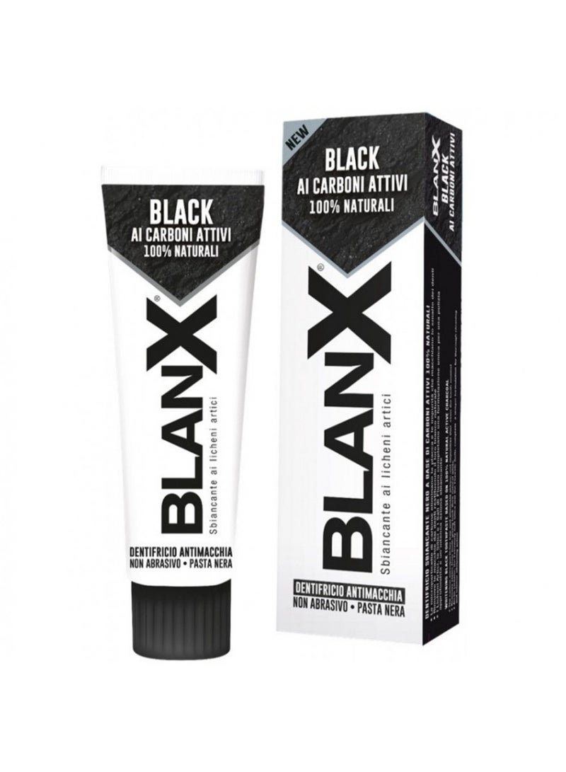 BlanX Natural Charcoal Cleansing and Whitening Toothpaste - 75 ml - Image 2