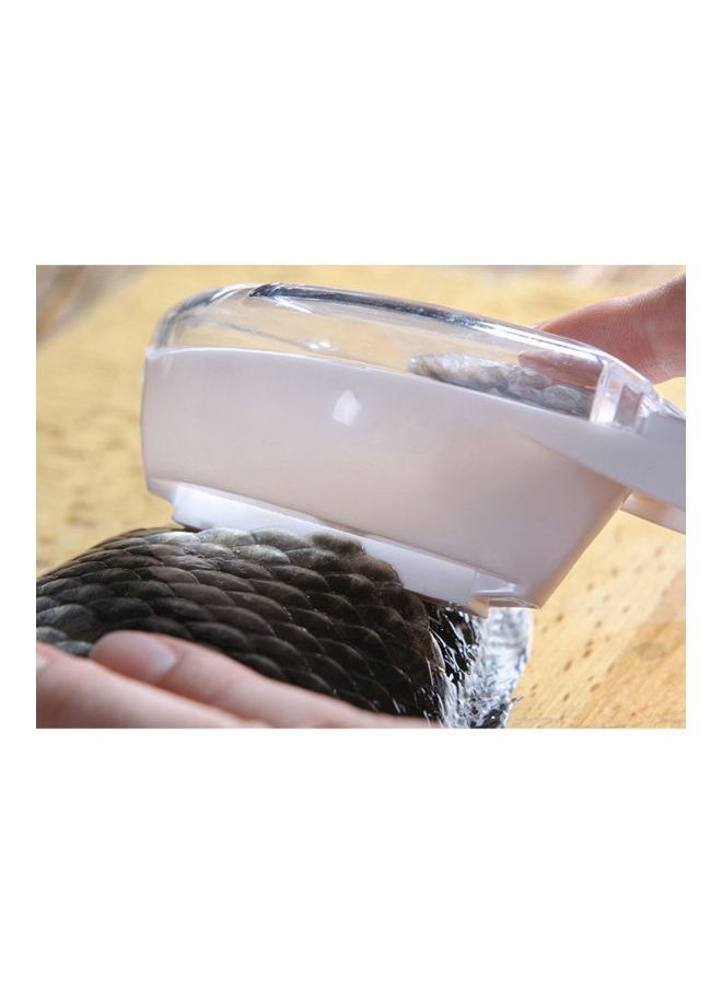NIBEMINENT Fish Scale Skin Scraping Brush Peeler Green/Clear 16x5centimeter  - Image 5