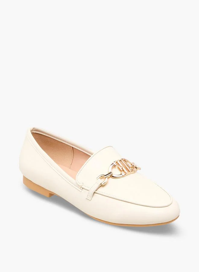 ايل Women Logo Accent Slip-On Loafers