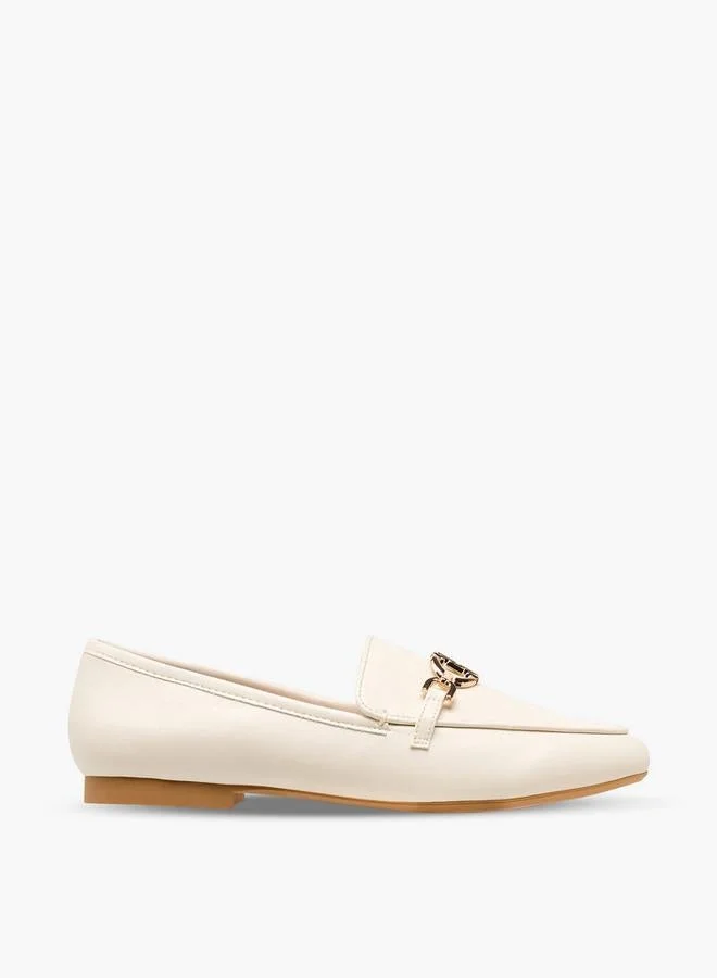 ايل Women Logo Accent Slip-On Loafers